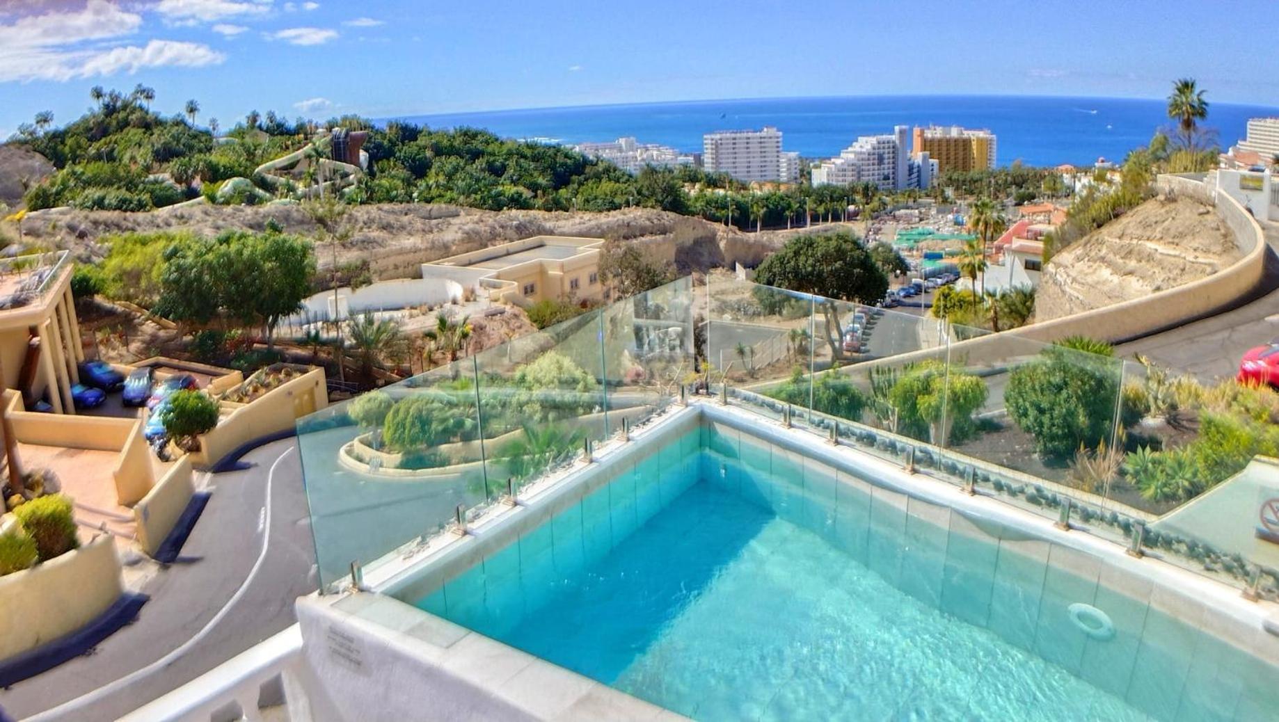 Detached Panoramic Sea View Close To Siam Park, With Private Swimming Pool Costa Adeje (Tenerife)
